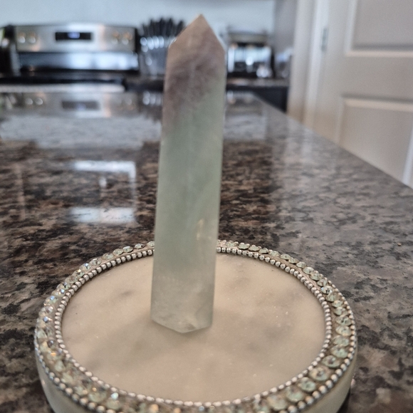 Natural Fluorite Crystal Point Obelisk Tower #M - Picture 7 of 8
